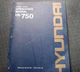 HYUNDAI HL750 FRONT END WHEEL LOADER Operator Owner Maintenance Manual book