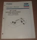 FORD 42 & 48" MOWER ATTACHMENT LGT TRACTORS OPERATORS MANUAL 9809205 a 9809206 