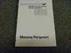 Massey Ferguson Perkins A3.152 Diesel Engine Shop Service Repair Manual xz