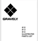 Gravely 810 812 814 Garden Tractor Parts list manual 1973 20 Pages