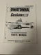 OMC Owatonna Custom 800 Self-Propelled Windrower Parts Manual Catalog 586905 W 