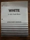 White 2-180 Owners Manual