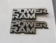 1981-1993 DODGE Power Ram W/D 150 250 350 Emblem PR Fender Badges  (2) OEM Used
