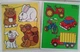  Playskool Vtg 80s Wooden Wood Puzzle Lot of 2 180-04 Tractor 180-06 Animal Dog 