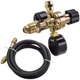 Argon CO2 Regulator Gauges CGA580 Hose for Miller Mig Tig Welders Dual meters