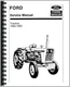 Ford 1000 1600 Tractor Service Repair Manual