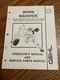 GEHL BH408 Backhoe Operators & Service Parts Manual 907753