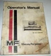 Massey Ferguson MF 300 Combine Operators/Owners Manual 690-553-M8 6-76 ORIGINAL!