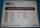 CATERPILLAR P3000 P3500 P4000 P5000 P5500 P6000 OPERATION & MAINTENANCE MANUAL