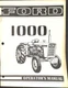 Ford 1000 Tractor Operator's Manual Ford Tractor Operations Printed in USA