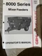 Gehl 8000 Series Mixer Feeders Operator's Manual MWPA26