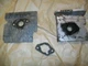 Honda HT-R3009 HTR3009 riding mower carb carburetor intake insulator spacers