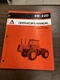 Allis 4W-220 Diesel Tractor Operators Manual