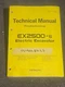 Hitachi EX2500-5 Electric Excavator Techical Manual Troubleshooting KM-186-E
