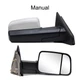 Towing Mirrors For 1999-16 Ford F250 Super Duty Manual Telescoping Pickup Chrome