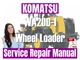 Komatsu Wheel Loader WA200-1 Service Repair Manual