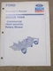 Ford New Holland FM60 Commercial Front Mounted Rotary Mower Operators Manual