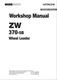 Hitachi ZW370-5B Wheel Loader Workshop Manual