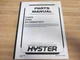 Hyster E100ZS Parts Manual (D098) 2005 Customer Edition Hy-E100ZS