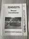 Unsealed 2245/2275 Mower Conditioner Gehl Parts Manual Form 906657 @B5
