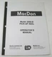 MacDon 2000B Pick Up Reel Operators Maintenance Parts Manual Book Catalog OEM