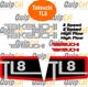 Decals for Takeuchi TL8 or TL10 - Your Choice . Decals for compact track loaders