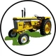 Minneapolis Moline U-302 Tractor NEW Sign: 18" Dia. Round USA STEEL XL- 4 LBS
