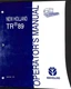 New Holland TR89 Operator's Manual Agricultural Equipment Repair Guide