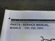 Stone Construction CS1 CS2 CSP3 Concrete Saw Parts and Service Manual    56428-G