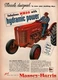 1956 Massey Harris MH-50 Tractor Original Color Ad 