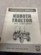 Kubota Tractor Operator&rsquo;s Manual Model L2050