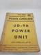 IH International UD 9A Power Unit Original Parts Manual Catalog
