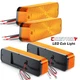 4X LED Amber Flashing Cab Light For Case IH Steiger 9110 9130 9150 9170 AR60250