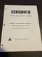 Kubota L1700 Loader L175 L185 L275 L245 L225 L235 Tractor Owner Parts Manual