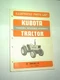 NEW OLD STOCK KUBOTA TRACTOR MODELS M4950 & M5959 PARTS MANUAL 1983