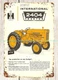 1960s IH 2404 Industrial Tractors heritage farm tools farm equipment metal