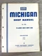 1966 Clark Michigan Shop Manual No. 1992 FD-65000 Series Drive Axle