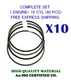 10cyl Piston Rings Set 115MM Std for DEUTZ KHD 08-167700-00 F 10L 312 MP6128