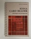 Manual for Card Reader for HP 41C 41CV 41CX Calculator Hewlett Packard 82104A
