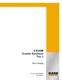 CASE CX290B TIER 3 CRAWLER EXCAVATOR PARTS CATALOG