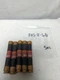 COOPER BUSSMANN,FRS-R-6-1/4,FUSETRON 6-1/4 AMP FUSE LOT OF 5 PRE-OWNED