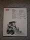 Case 1737 1740 Uni-Loader Skid-Steer "Bobcat" Tractor Brochure Original MINT '71