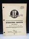 1964 INTERNATIONAL HARVESTER I&T SHOP SERVICE MANUAL # IH-25