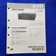 SONY XR-6180 Service Manual Original Paper OEM Repair Guide - USA