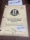 Used I&T ALLIS-CHALMERS Shop Manual No.AC-21