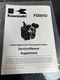Kawasaki FD501D Service Manual Supplement 4 Stroke