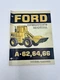 Ford A62 A64 A66 Wheel Loader Owner Operator Maintenance Manual User Guide GC