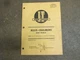 Allis Chalmers D21 210 220 tractor I & T Service & Shop manual