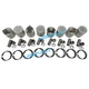8PCS 8DC2 Piston With Rings For Mitsubishi Diesel Engine Parts