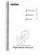 BROTHER PE-700 PE-700II PE-750D PE-770 PE-780D Embroidery Owners MANUAL EMAILED